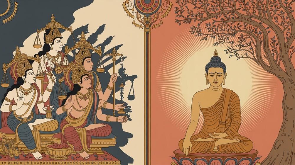 So sánh quan niệm thiện ác giữa Bà La Môn giáo và Phật giáo