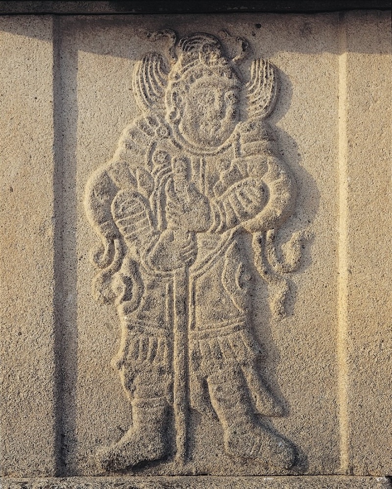 Tháp đá năm tầng (chi tiết) tại Gaesimsa. Ảnh: cha.go.kr