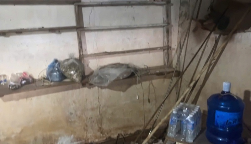 Hộ gia đình ông bà Nguyễn Văn Đoan - Nguyễn Thị Khái hư hại toàn phần, phải đi ở nhờ.