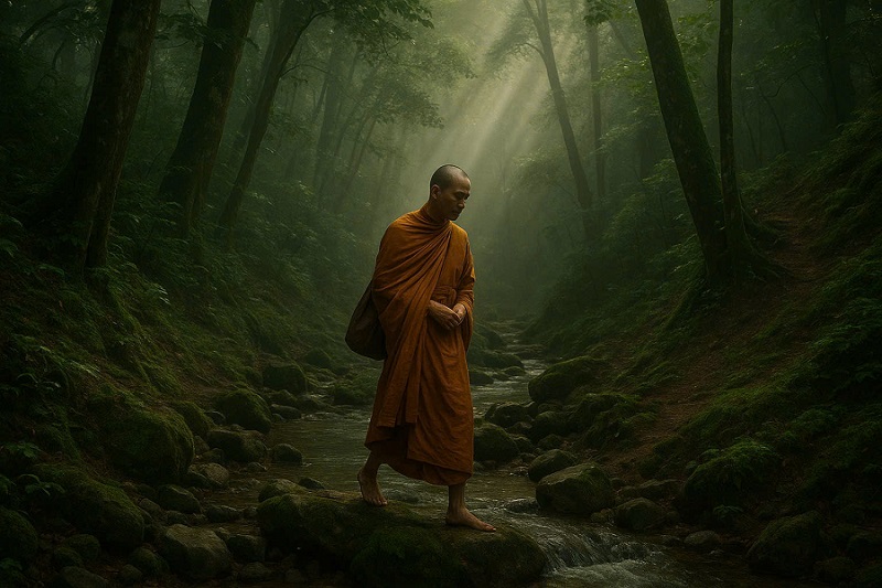 Ảnh minh họa thiết kế bởi AI - Tạp chí Nghiên cứu Phật học 