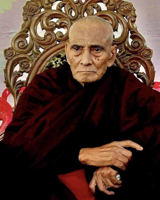 Trưởng lão Jnanashree Mahathera (1925-2025). Ảnh từ trang Facebook của His Holiness Ven. Jnanashree Mahathero. 