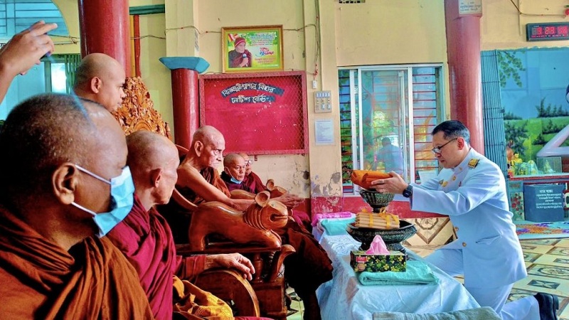 Ảnh từ trang Facebook của His Holiness Ven. Jnanashree Mahathero.