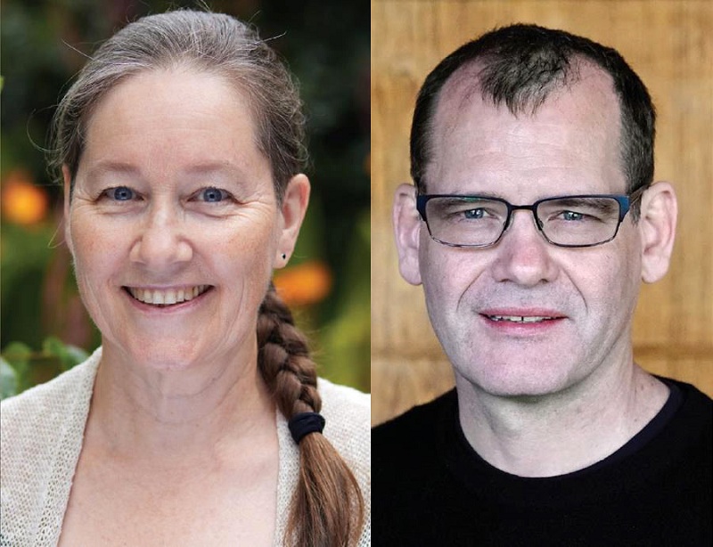 Sara McClintock và John Dunne. Hình ảnh do Quỹ Khyentse cung cấp