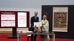 New York hoàn trả bức họa Phật giáo thế kỷ 18 cho Hàn Quốc sau 71 năm lưu lạc