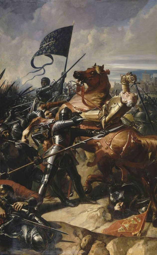 Charles-Philippe Larivière (1798-1876), Trận Castillon, ngày 17 tháng 7 năm 1453 , 1839. Ảnh: wikipedia.org