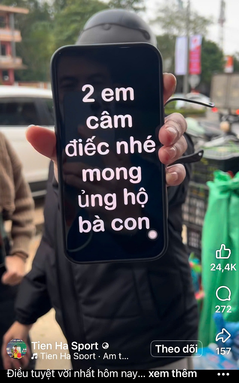 Ảnh cắt từ clip (nguồn: Facebook)