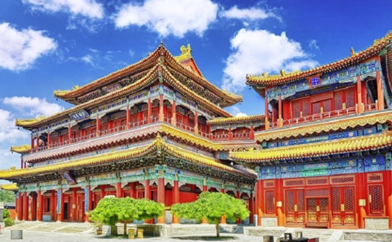 Chùa Lama Trung Quốc. Ảnh sưu tầm.