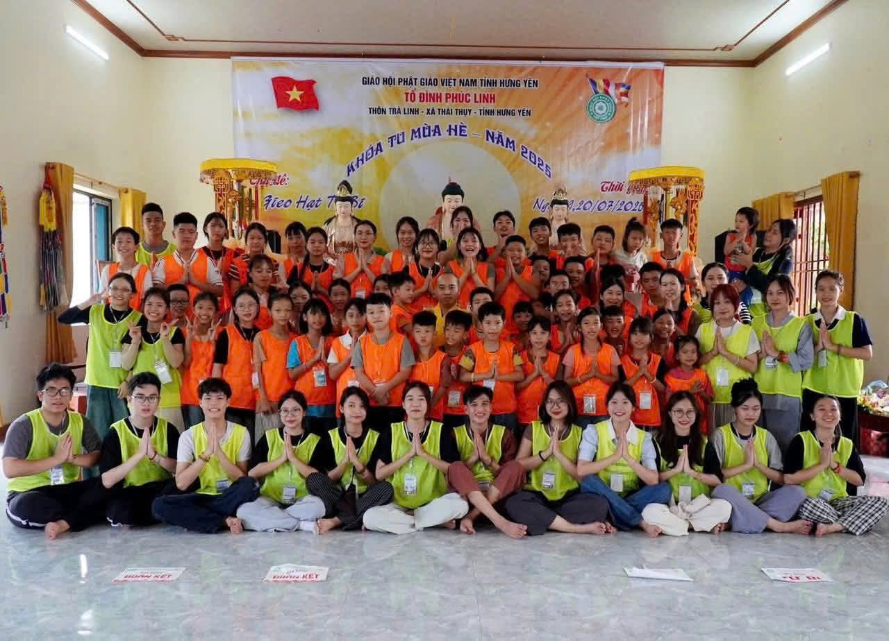 Thái Bình: Lịch Khóa tu đầu năm 2026 tại chùa Phúc Linh