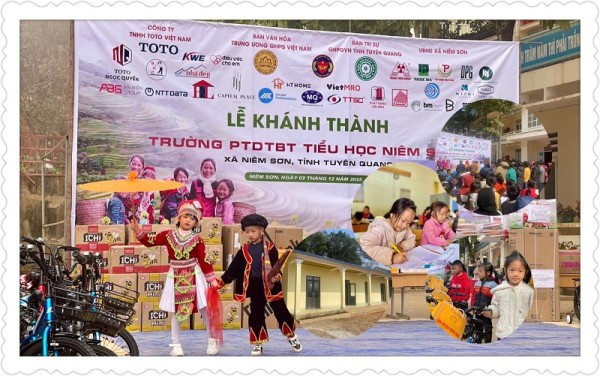 Tuyên Quang: Trao mái ấm ươm mầm bồ đề tại Trường PTDTBT Tiểu học Niêm Sơn