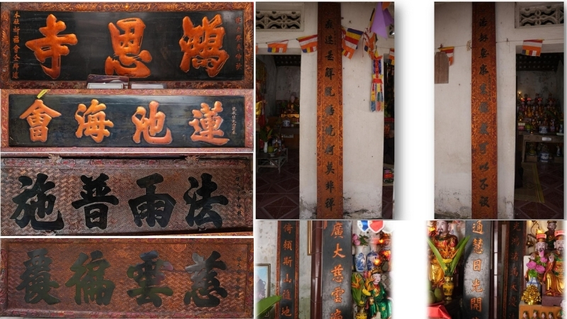 Ý nghĩa hoành phi câu đối  tại chùa Hồng Ân, Hà Nội