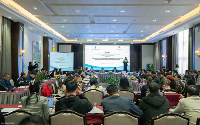 Hội thảo giới thiệu C&ocirc;ng ước ICPPED tổ chức ng&agrave;y 06/01, tại Quảng Ninh. (Ảnh: Nguyễn Hồng - baoquocte.vn)