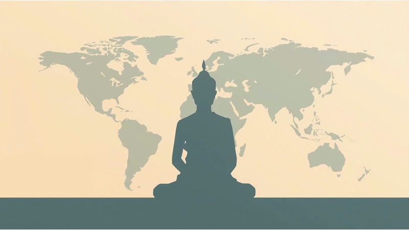 Tư duy Phật học tiếp cận c&aacute;c vấn đề quốc tế như những hiện tượng duy&ecirc;n sinh, cần được qu&aacute;n chiếu bằng tỉnh thức v&agrave; tr&iacute; tuệ, thay v&igrave; chỉ phản ứng từ bề mặt sự kiện.