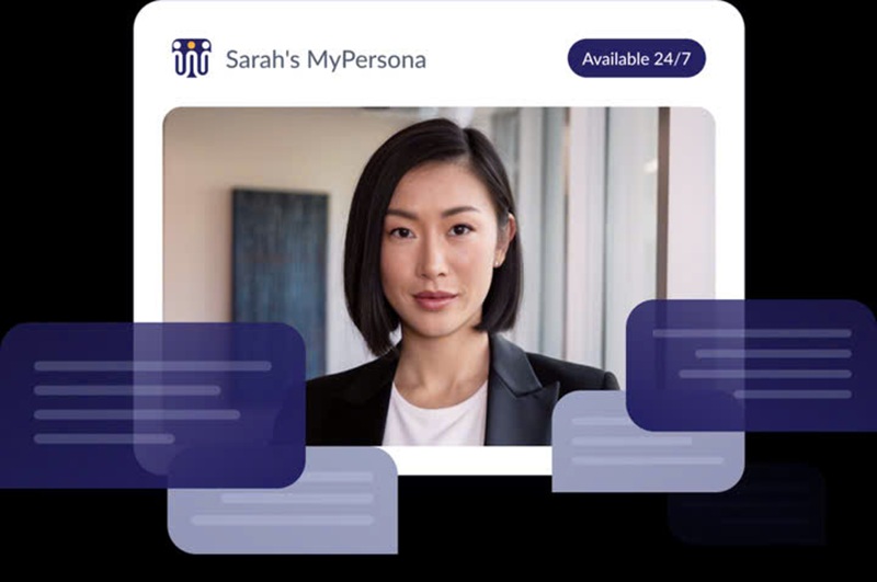 MyPersonas, một nền tảng c&oacute; thể tạo ra bản sao kỹ thuật số được hỗ trợ bởi tr&iacute; tuệ nh&acirc;n tạo. (Nguồn: MyPersonas)