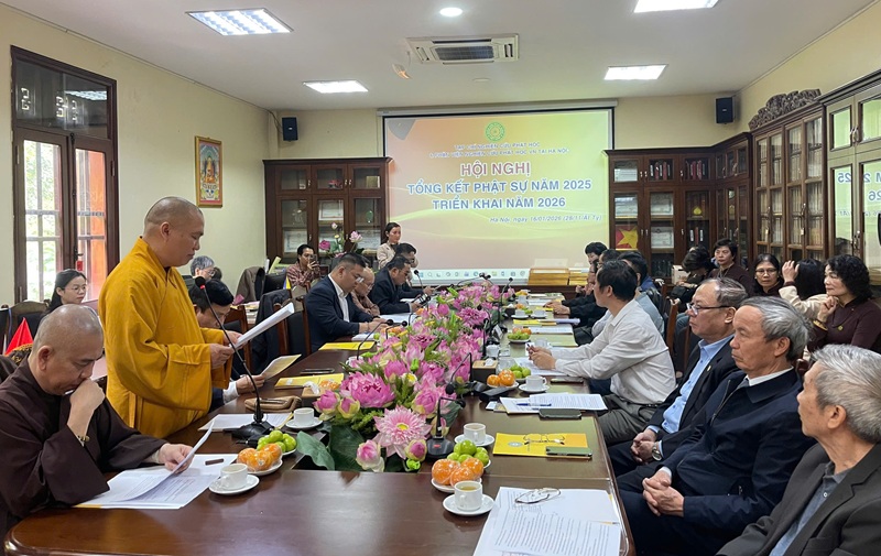 Thượng tọa Th&iacute;ch Đạo Thịnh ph&aacute;t biểu