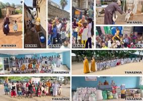 Hành trình "Trao yêu thương – nhận nụ cười" của chùa Hương Sen tại 8 nước Châu Phi