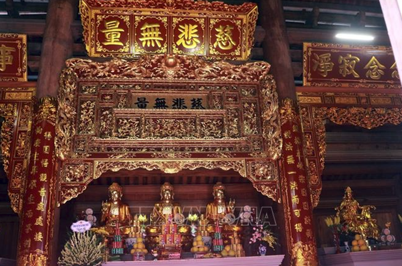 Ch&ugrave;a Quỳnh L&acirc;m (Quảng Ninh) - Ảnh: Th&ocirc;ng tấn X&atilde; Việt Nam