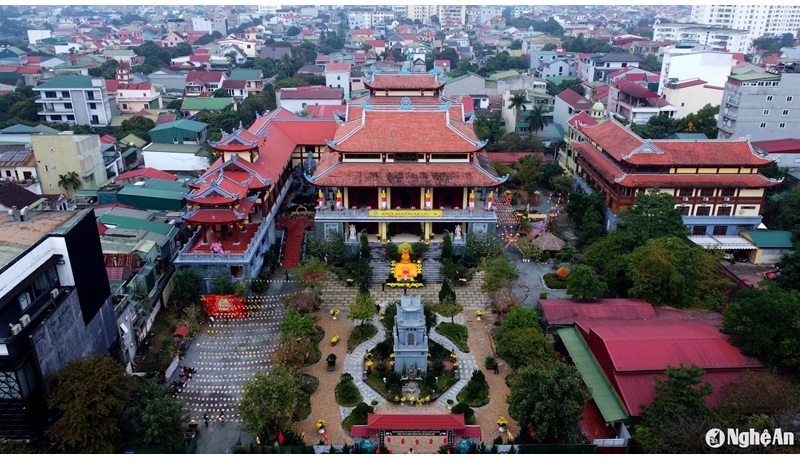 Ch&ugrave;a Diệc. Ảnh: Internet