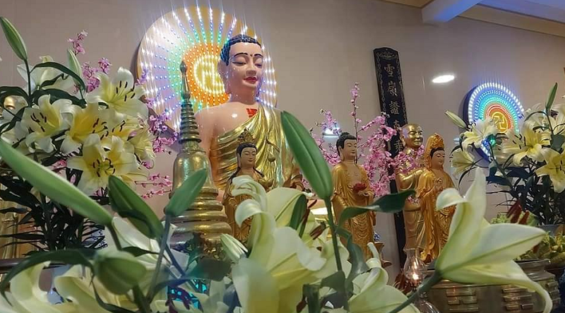 Ch&ugrave;a Sắc Tứ Kim Sơn (Kh&aacute;nh Ho&agrave;). Ảnh sưu tầm