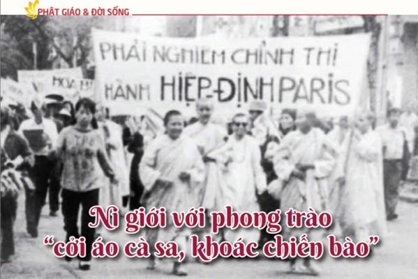 Ni giới với phong trào “cởi áo cà sa, khoác chiến bào”