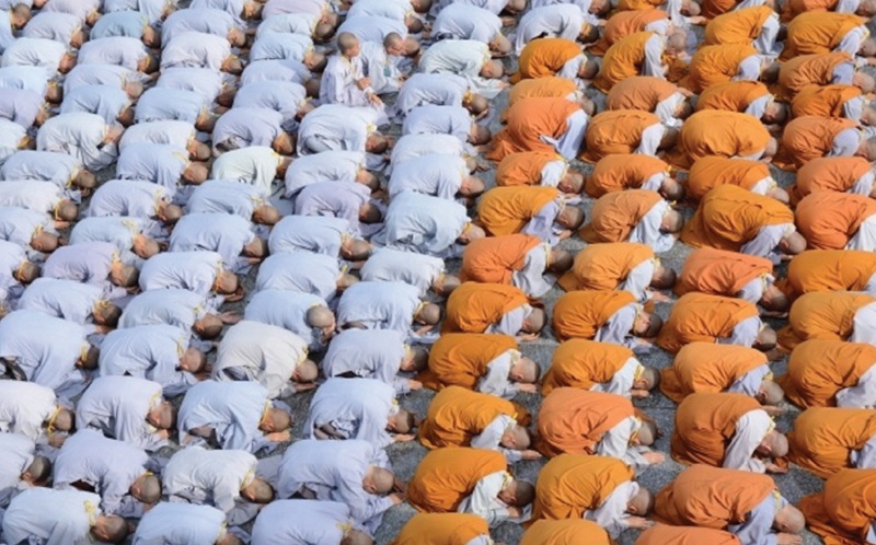 Minh họa ni giới tại Đại giới đ&agrave;n - Ảnh: Sưu tầm