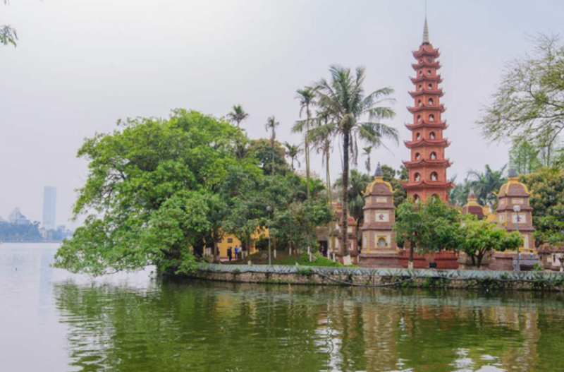 Ch&ugrave;a Trấn Quốc (H&agrave; Nội). Ảnh sưu tầm.