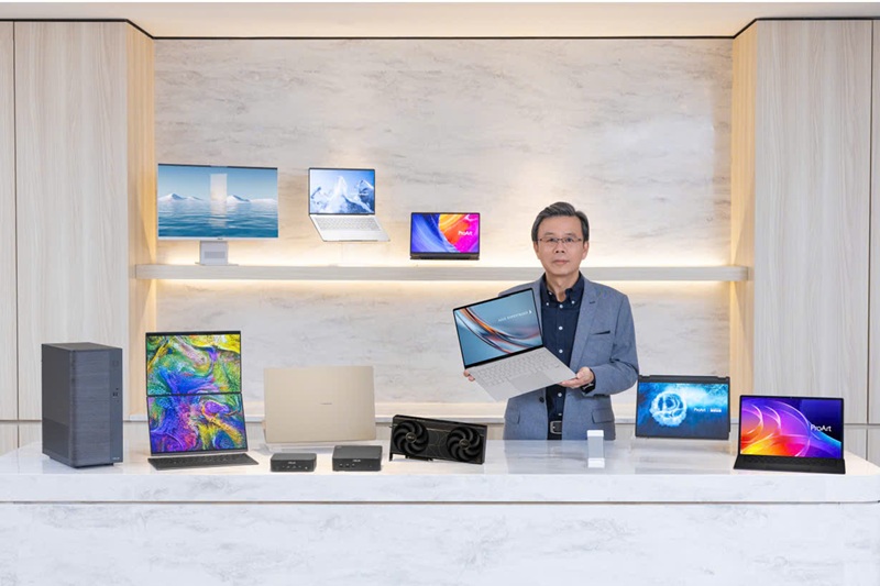 Hệ sinh th&aacute;i AI của ASUS được tr&igrave;nh diễn tại triển l&atilde;m c&ocirc;ng nghệ CES 2026.