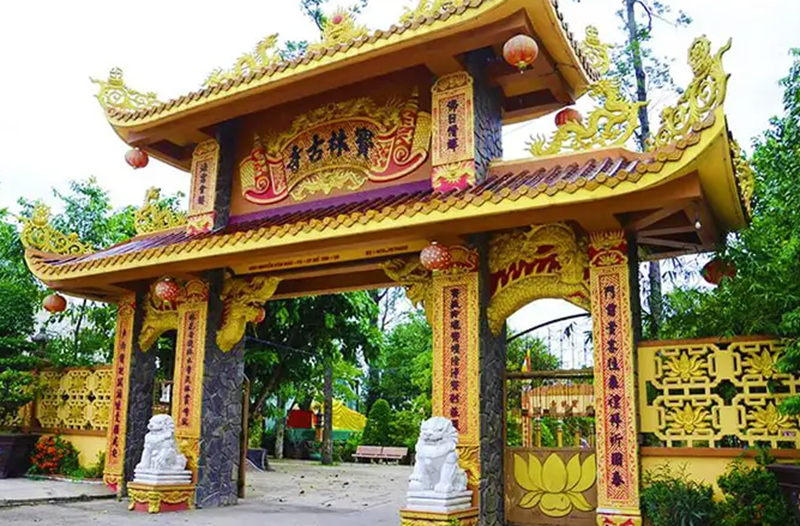 Ch&ugrave;a Bửu L&acirc;m tỉnh dồng Th&aacute;p ng&agrave;y nay. Ảnh sưu tầm