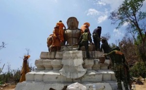 Campuchia tố Thái Lan dựng tượng Phật “trái phép” trên lãnh thổ