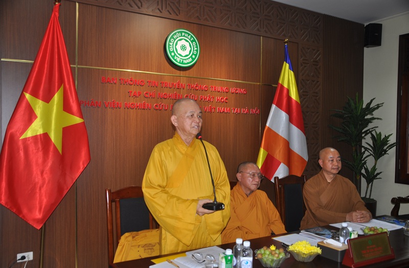 H&ograve;a thượng Th&iacute;ch Minh Thiện: Rất n&ecirc;n tổ chức Đại Lễ Vu Lan B&aacute;o Hiếu, duy tr&igrave; tổ chức h&agrave;ng năm, g&oacute;p phần lan tỏa hiếu đạo tới từng tế b&agrave;o của x&atilde; hội.