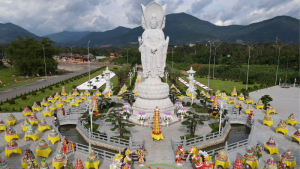 Lâm Đồng: Chùa Đại Tùng Lâm Hoa Sen tổ chức Hội trại mùa xuân