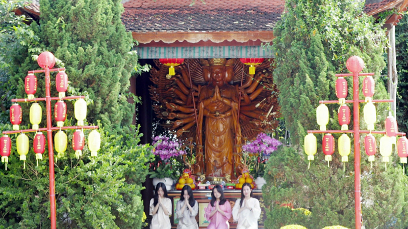 Ngôi chùa đặc biệt ở Nghệ An, thờ 512 nhà báo liệt sĩ