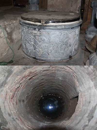 (Huyệt đan sa- Hầm b&iacute; mật trong ch&ugrave;a Linh Ti&ecirc;n qu&aacute;n, x&atilde; Ho&agrave;i Đức)