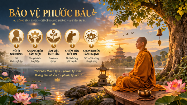 Bảo vệ phước báu: Một cách tiếp cận từ giáo lý Phật giáo và phản tư trong bối cảnh hiện đại