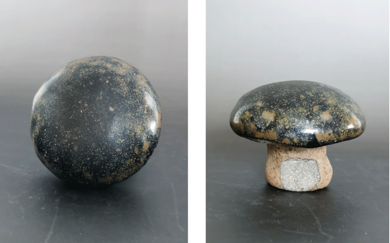 H&igrave;nh ảnh mặt trước v&agrave; mặt b&ecirc;n của &ldquo;mắt Phật&rdquo; do Tian Yijun hiến tặng. Nguồn: Tian Yijun.