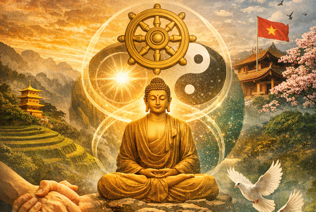 An trụ trong hiện tại v&agrave; h&agrave;nh tr&igrave;nh kiến tạo an lạc: Một c&aacute;ch tiếp cận từ triết l&yacute; Phật gi&aacute;o v&agrave; đạo đức x&atilde; hội đương đại.