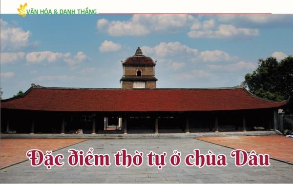 Đặc điểm thờ tự ở chùa Dâu