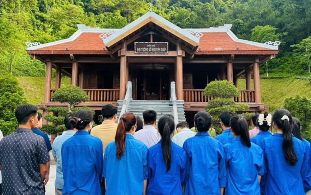 Di tích lịch sử và Đền thờ Đại tướng Võ Nguyên Giáp ở tỉnh Sơn La