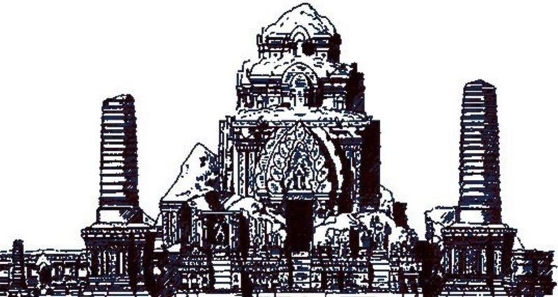 Phục dựng cổng phật viện Đồng Dương hơn ngh&igrave;n tuổi. Nguồn: VnExpress