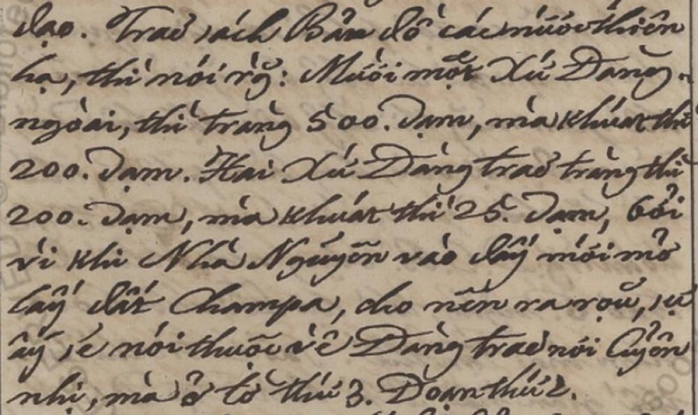 “Tiếng Việt từ TK 17: Cách dùng "bề tràng, nói khoét, nói hoặc,    xác mấy, xa xác ...” (Phần 37B)