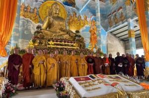 Myanmar: Lễ an vị tôn tượng đức Phật Thích Ca tại chùa Đại Phước