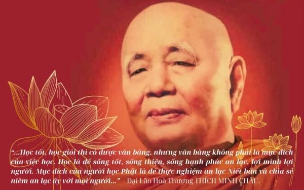 Thích Minh Châu - viên ngọc sáng trong hoằng pháp và giáo dục của tăng, ni trẻ Việt Nam