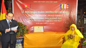 Chư tôn đức Giáo hội được Đảng, Nhà nước tặng thưởng Huân chương Hồ Chí Minh