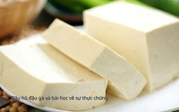 Đậu hũ đậu gà và bài học về sự thực chứng