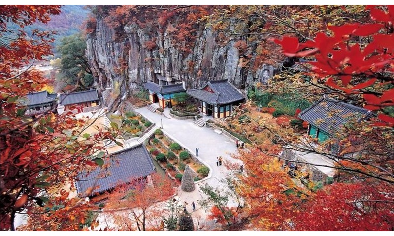 Ch&ugrave;a Ilbung ở Uiryeong, tỉnh Nam Gyeongsang / Ảnh do ch&ugrave;a Ilbung cung cấp