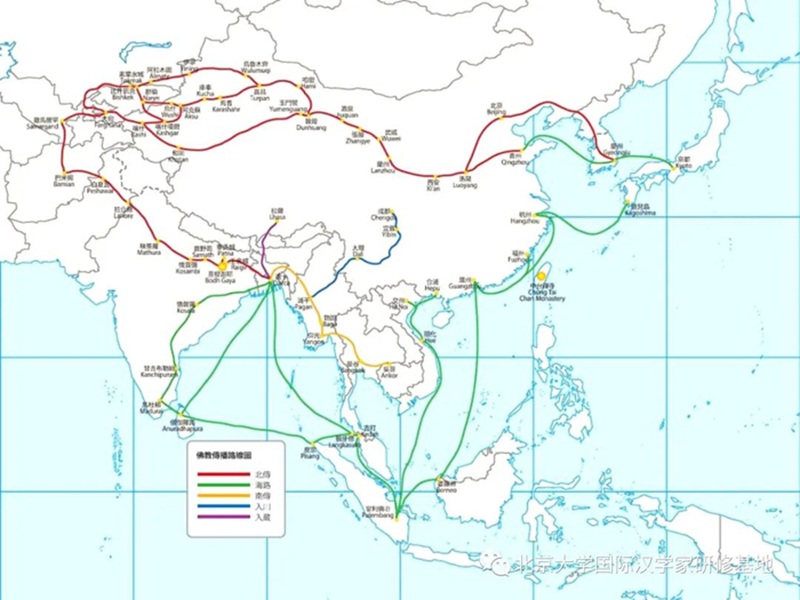 Bản đồ giao thông vận tải ở các vùng phía Tây và Biển Đông