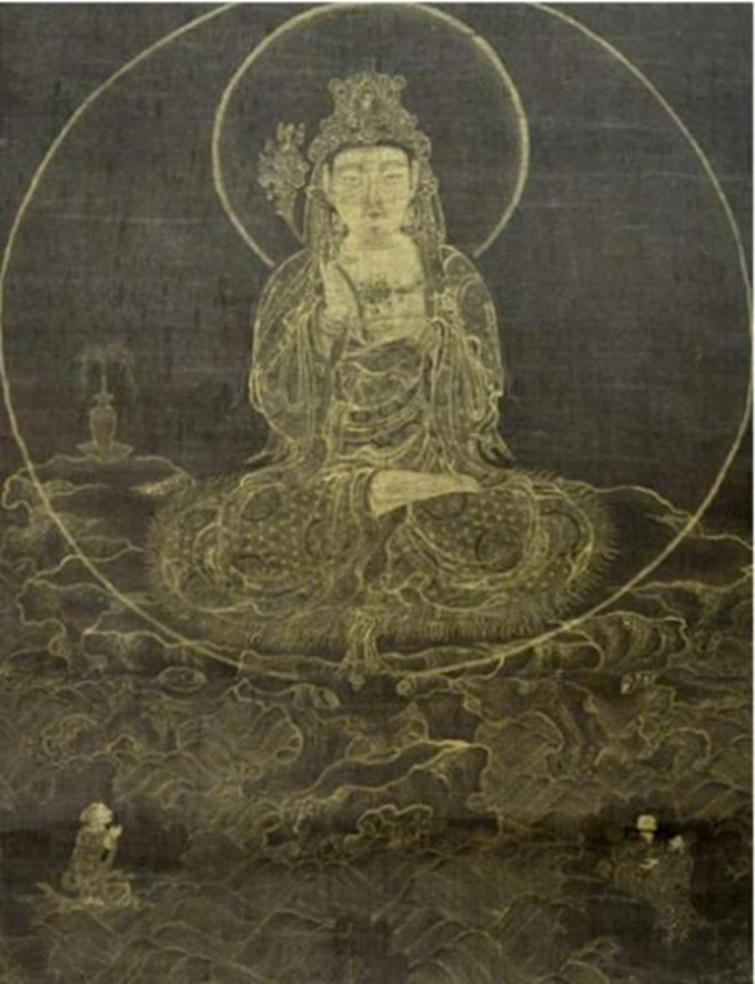 Tranh Đức Qu&aacute;n Thế &Acirc;m Bồ T&aacute;t, khoảng 1850&ndash;1925, Thư viện Quốc gia Israel
