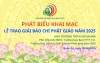 Phát biểu Khai mạc Lễ Trao giải Báo chí Phật giáo năm 2025