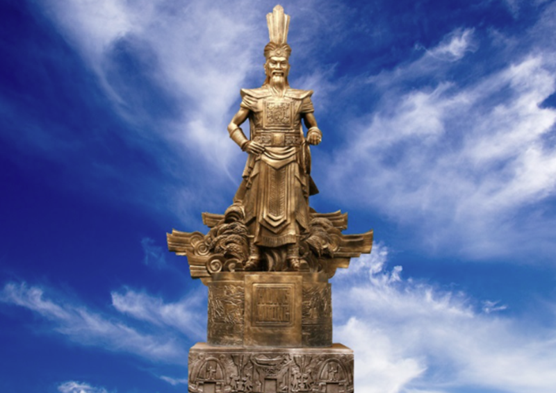 Tượng H&ugrave;ng Vương. Ảnh sưu tầm.