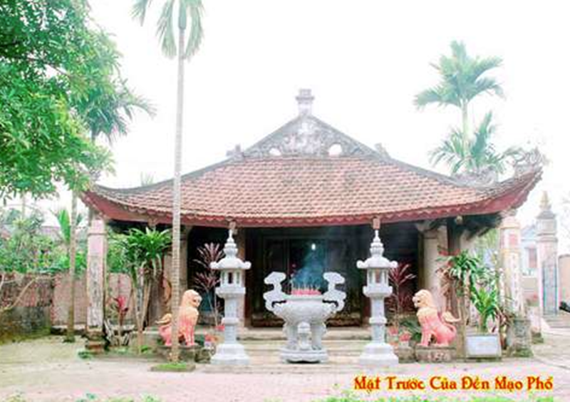 Cụm di t&iacute;ch đ&igrave;nh/đền Mạo Phổ (Ph&uacute; Thọ). Ảnh sưu tầm.