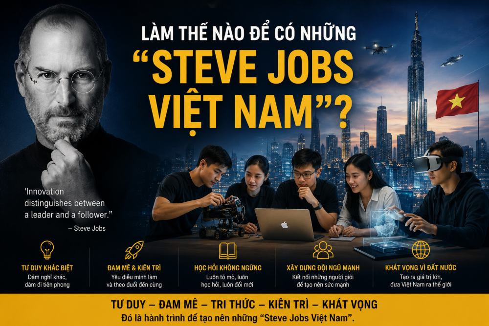 Làm thế nào để có "Steve Jobs Việt Nam"?